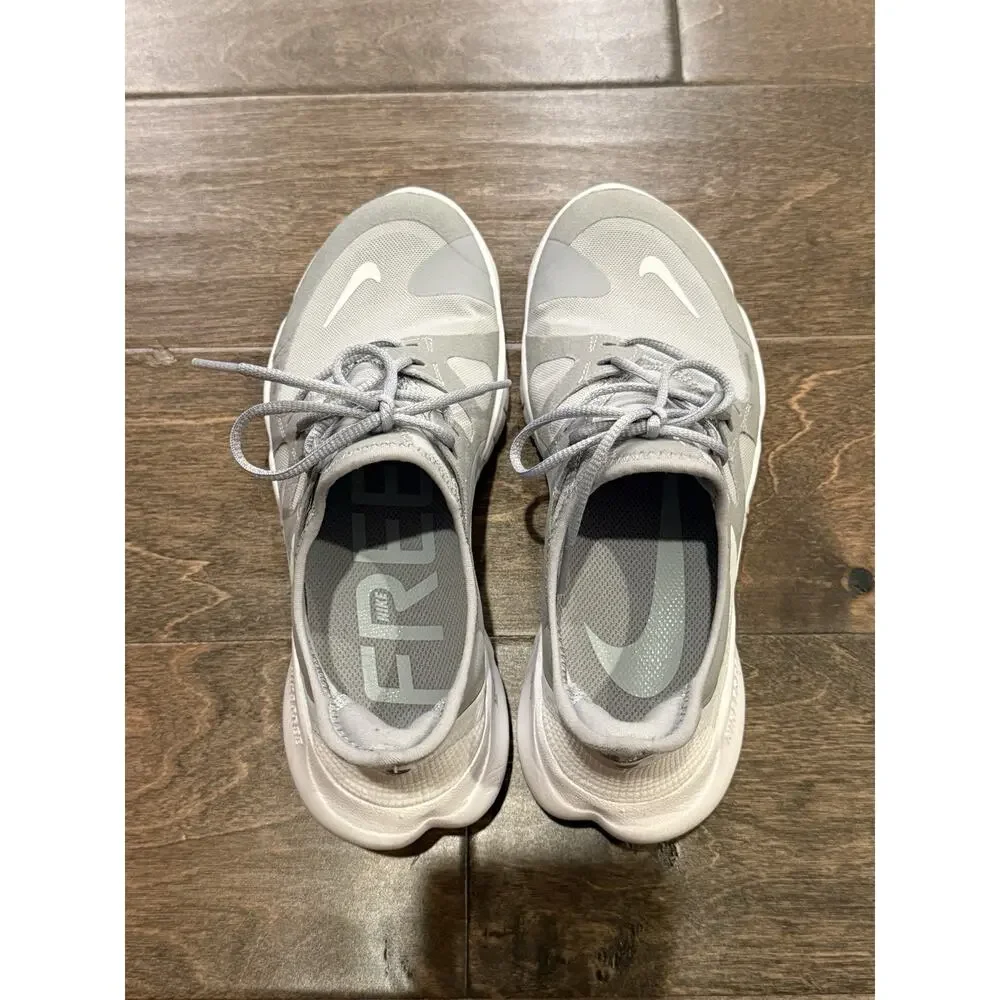 Nike Womens Gray Free RN 5.0 Running Sneakers Shoes Size 6.5 AQ1316-001